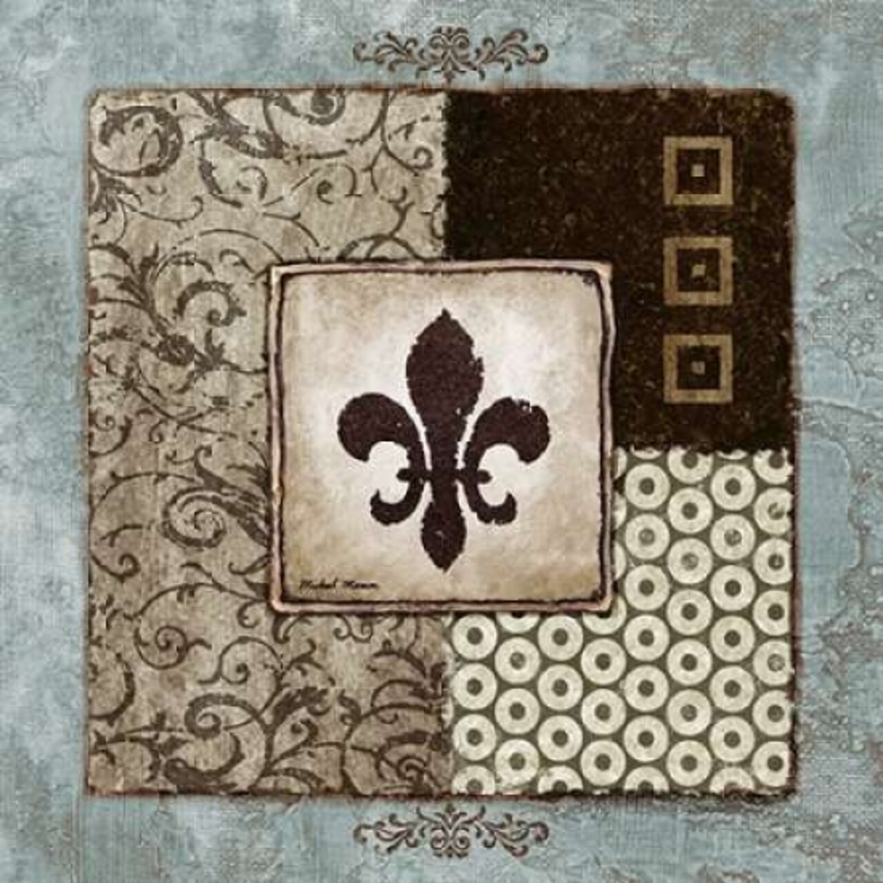 Fleur de Lis I Poster Print by Michael Marcon - Item # VARPDX7771